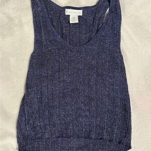 House of Harlow 1960 Deep Blue Knit Top